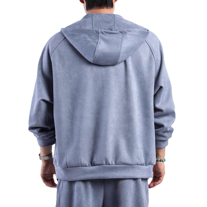 Damer fleece-hoodie med praktisk dragkedja fram och bekväm passform Mirla-Eva Jonsson