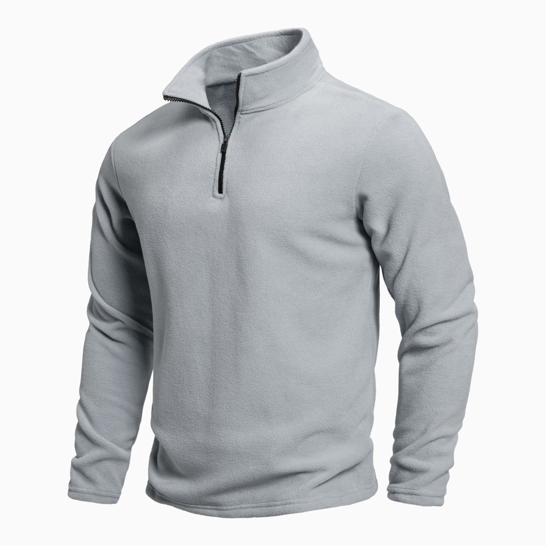 Damer fleece-pullover med kort dragkedja Mirla-Eva Jonsson