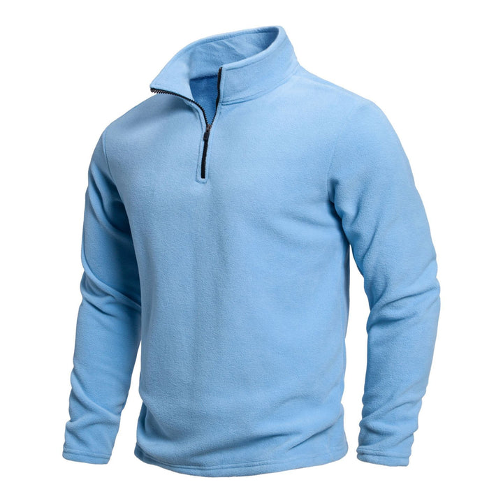 Damer fleece-pullover med kort dragkedja Mirla-Eva Jonsson