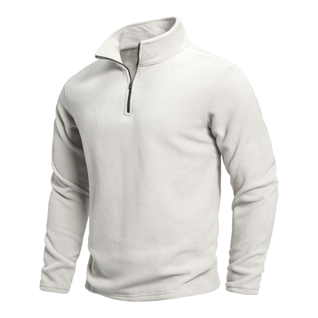 Damer fleece-pullover med kort dragkedja Mirla-Eva Jonsson