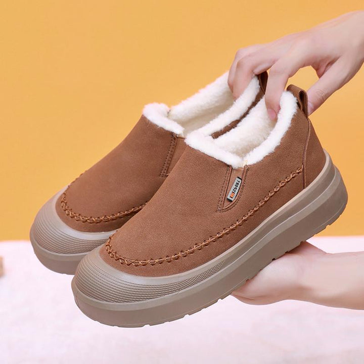 Damer fleecefodrade fritidsskor med halkfri sula Eva Jonsson-Eva Jonsson