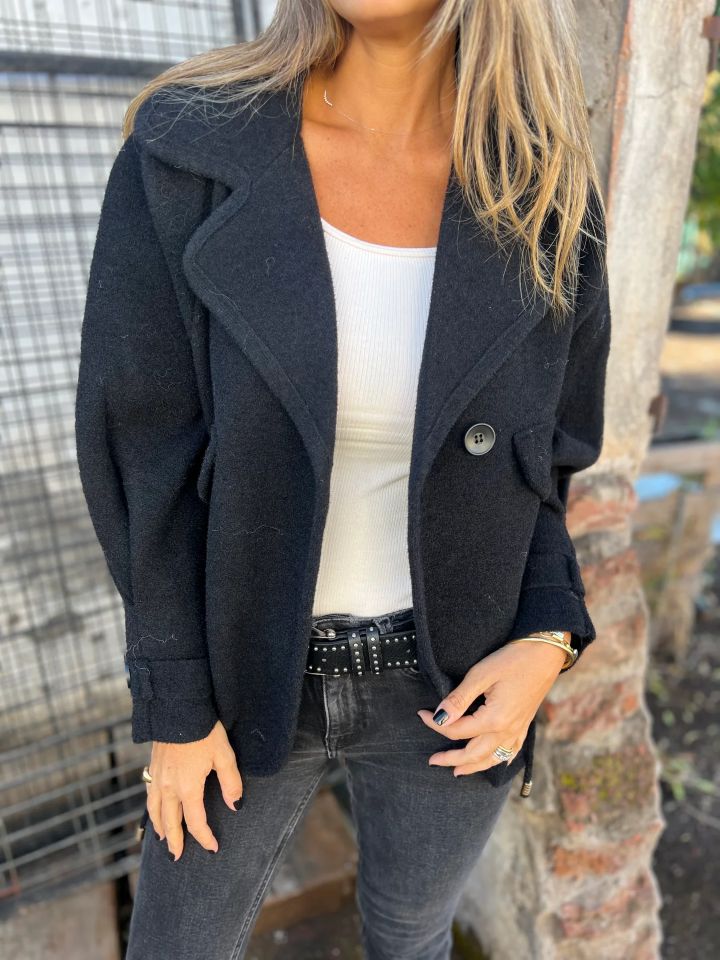Damer fluffig oversized kappa Mirla-Eva Jonsson