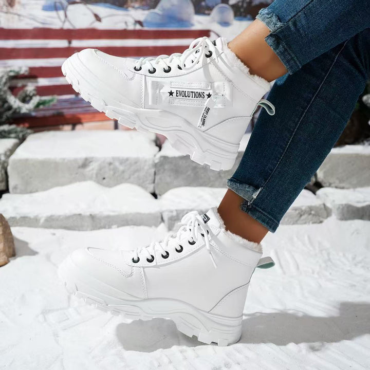Damer fodrade hög-top sneakers med halkskyddande sula och modernt design Eva Jonsson-Eva Jonsson