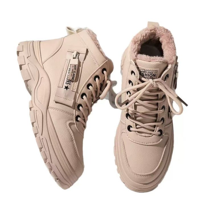 Damer fodrade hög-top sneakers med halkskyddande sula och modernt design Eva Jonsson-Eva Jonsson