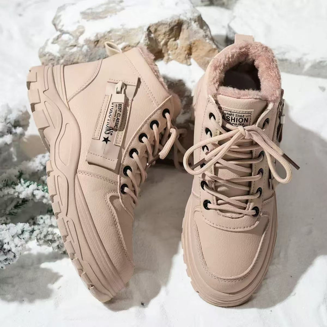 Damer fodrade hög-top sneakers med halkskyddande sula och modernt design Eva Jonsson-Eva Jonsson