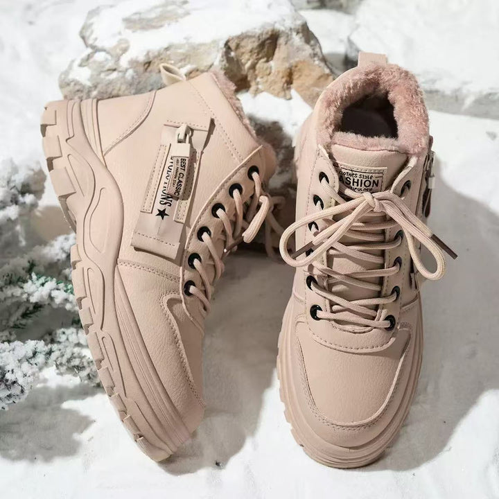 Damer fodrade hög-top sneakers med halkskyddande sula och modernt design Eva Jonsson-Eva Jonsson