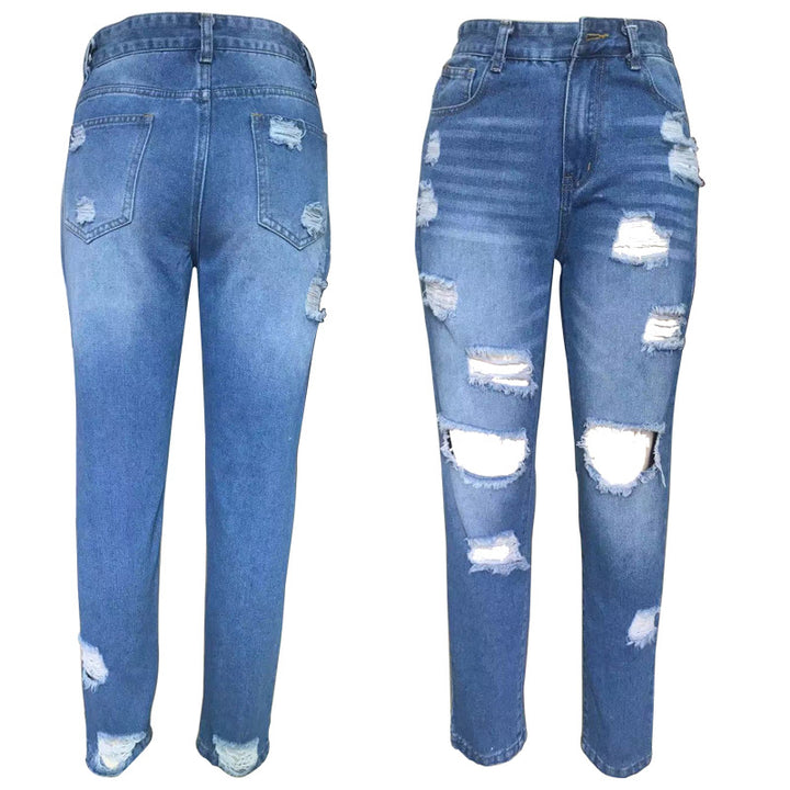 Damer förstörd Boyfriend Jeans Mirla-Eva Jonsson