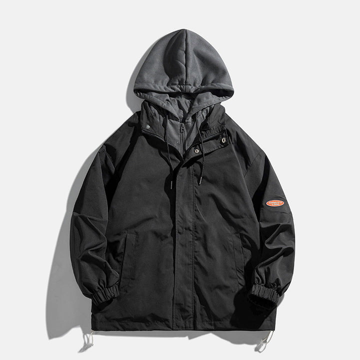 Damer fritidsjacka med dualt huva-design och vattenavvisande egenskaper Eva Jonsson-Eva Jonsson