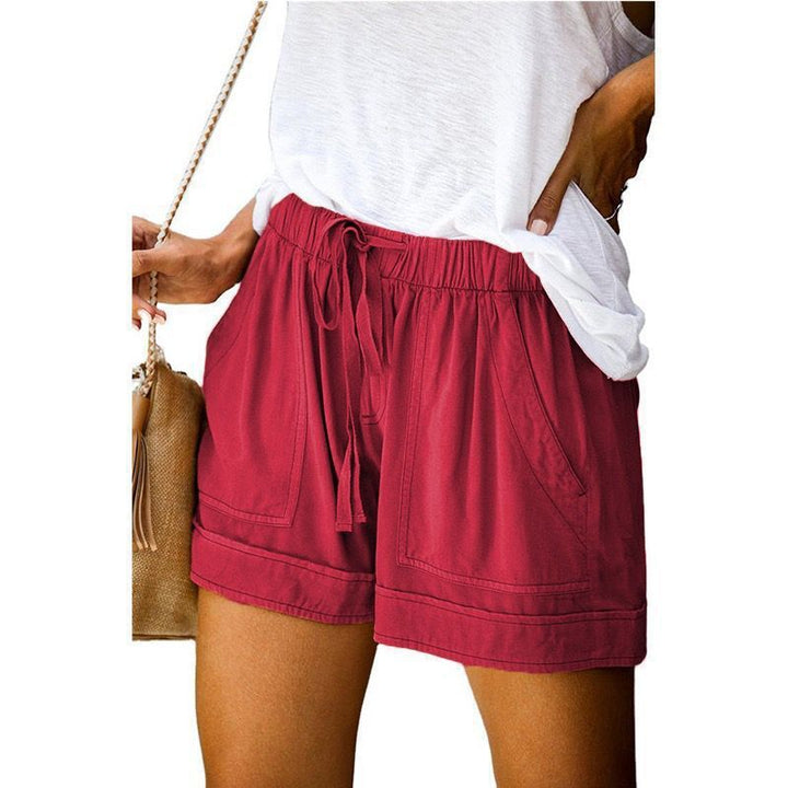 Damer fritidsshorts med elastisk midja och praktiska sidofickor Eva Jonsson-Eva Jonsson