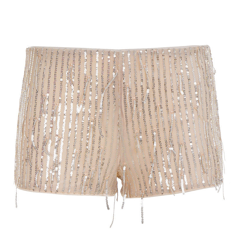 Damer glamorösa paljett-shorts Mirla-Eva Jonsson