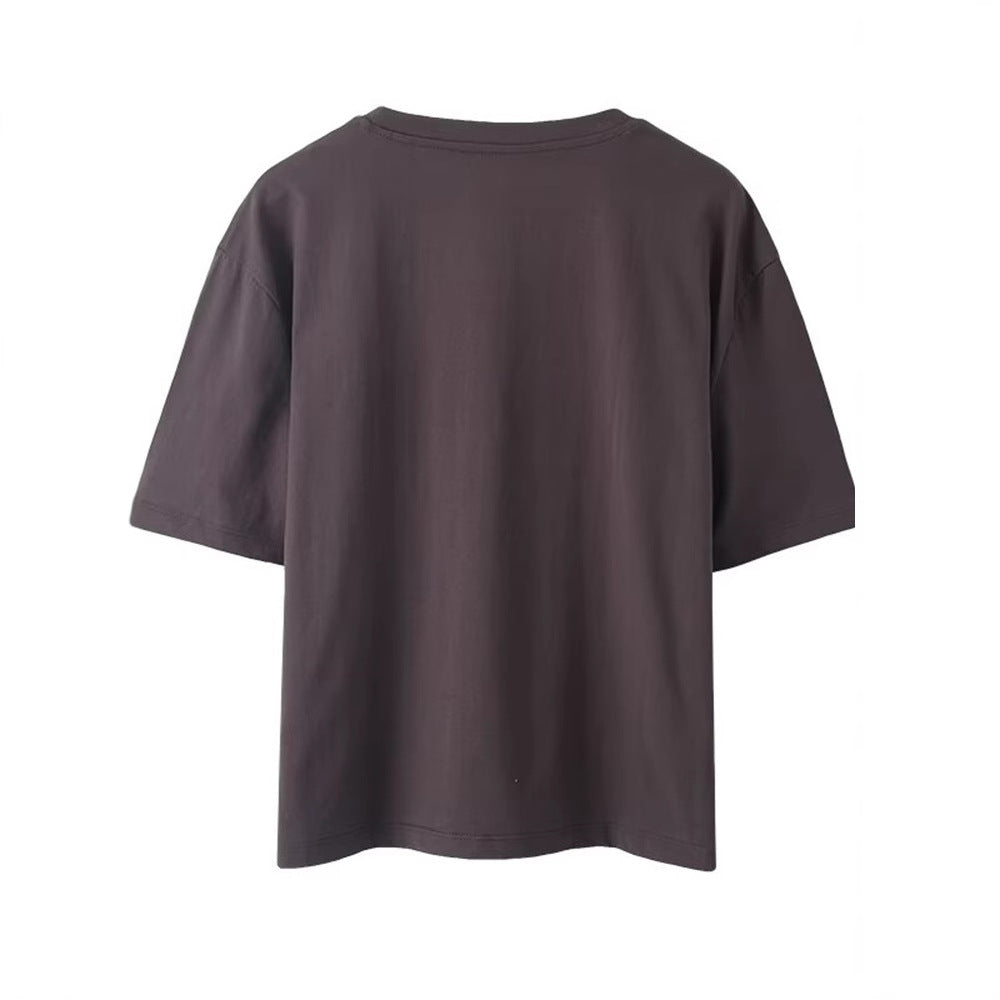 Damer grafisk T-shirt med konstnärlig tryck Mirla-Eva Jonsson