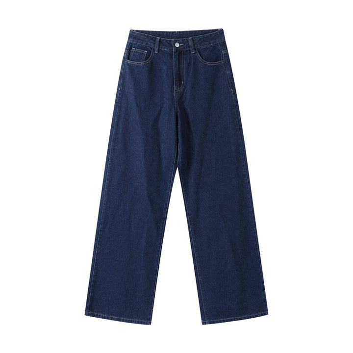 Damer hög midja jeans med breda ben och fin bearbetning Mirla-Eva Jonsson