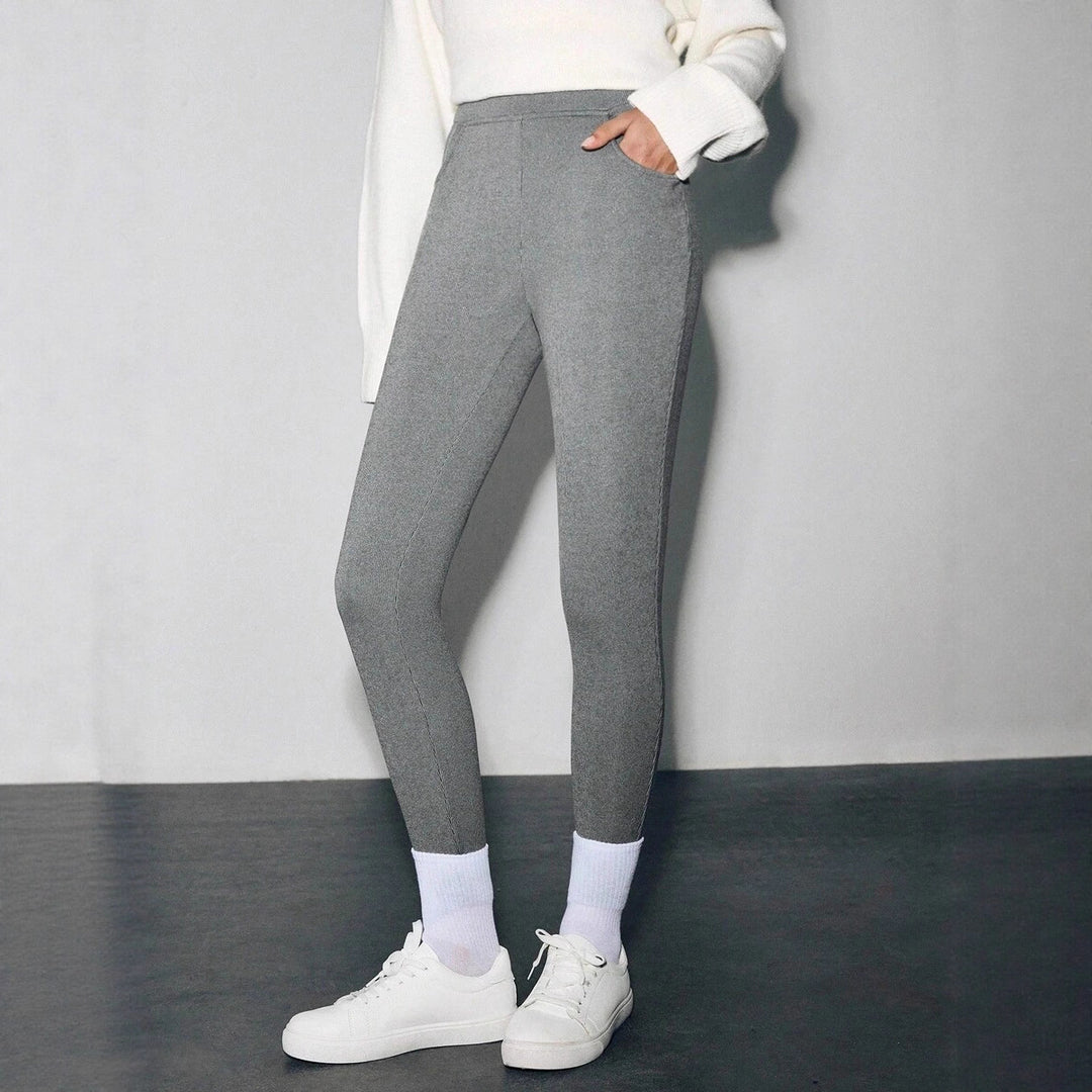 Damer hög midja yoga byxor i figurnära design Mirla-Eva Jonsson