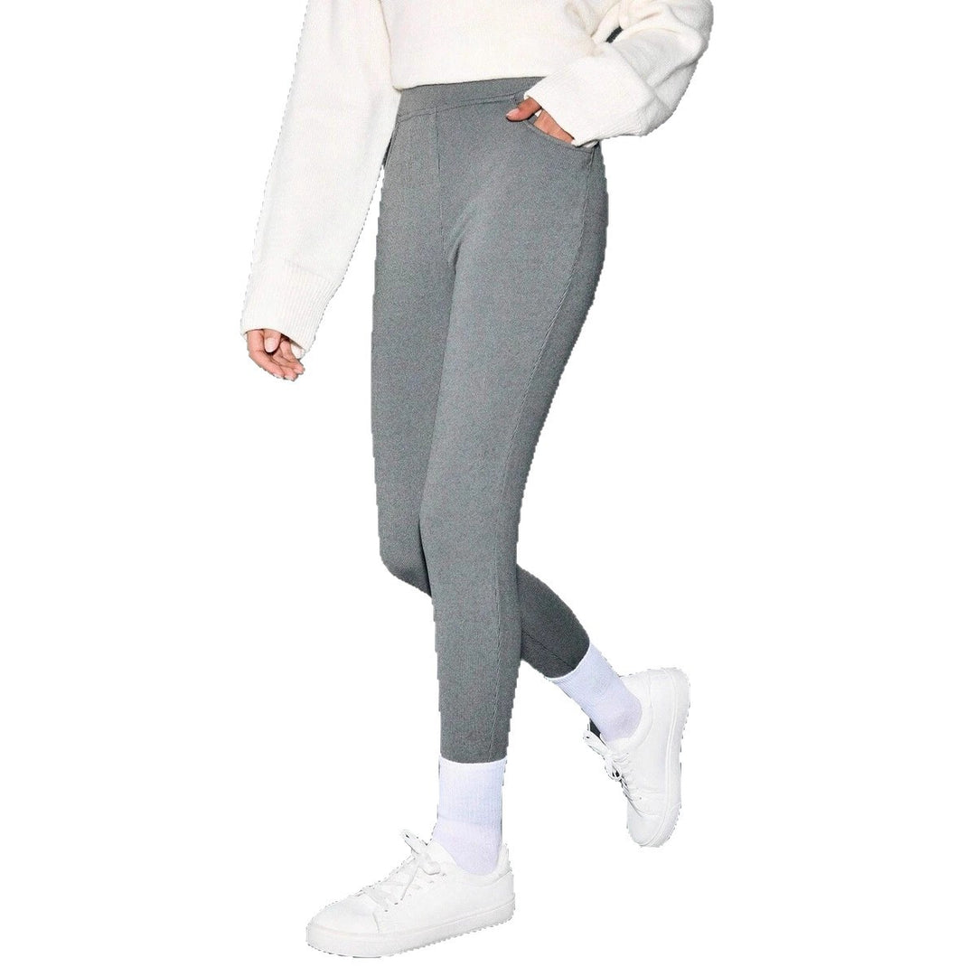 Damer hög midja yoga byxor i figurnära design Mirla-Eva Jonsson