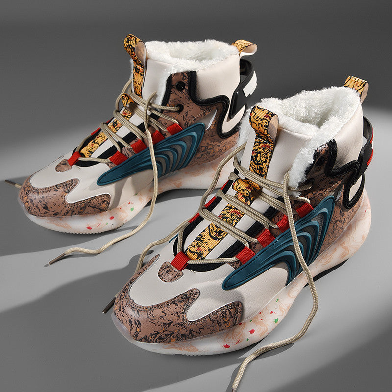 Damer hög-top sneakers med isolerat foder och halkfri sula Mirla-Eva Jonsson