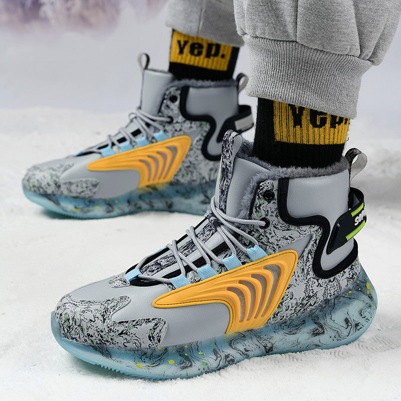 Damer hög-top sneakers med isolerat foder och halkfri sula Mirla-Eva Jonsson