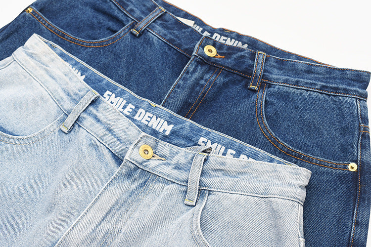Damer högmidjade jeans i vintage-stil med rak passform och praktisk fickdesign Mirla-Eva Jonsson