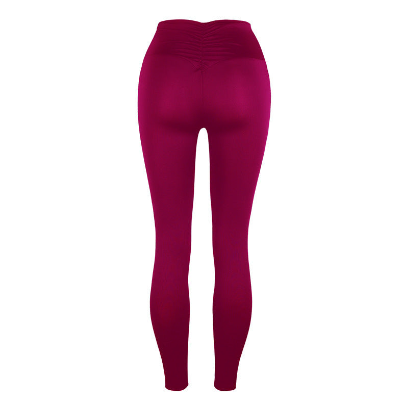 Damer högmidjade sportleggings med formande effekt och andningsmaterial Mirla-Eva Jonsson