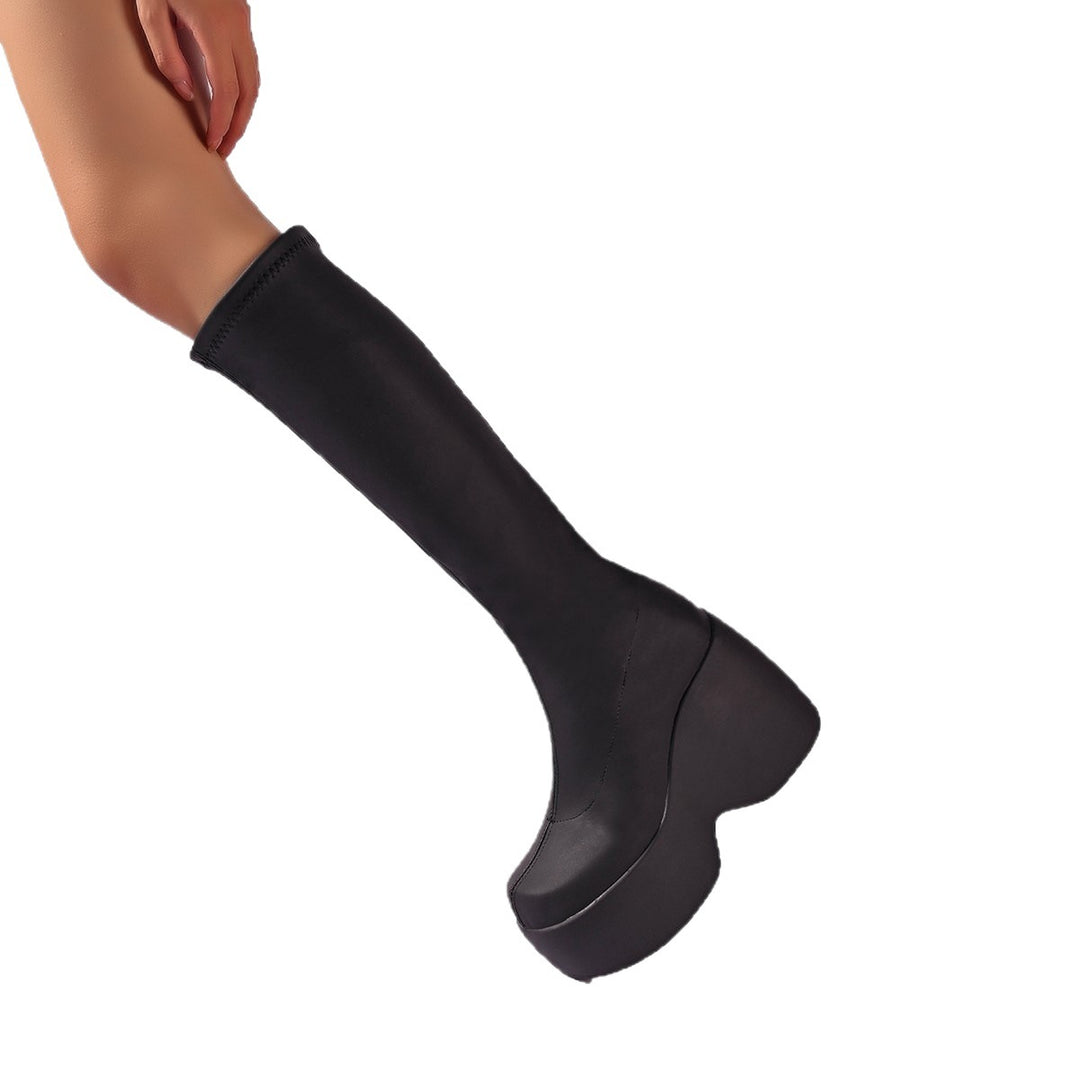 Damer högpresterande platåstövlar med ergonomisk design och halkfri sula Mirla-Eva Jonsson