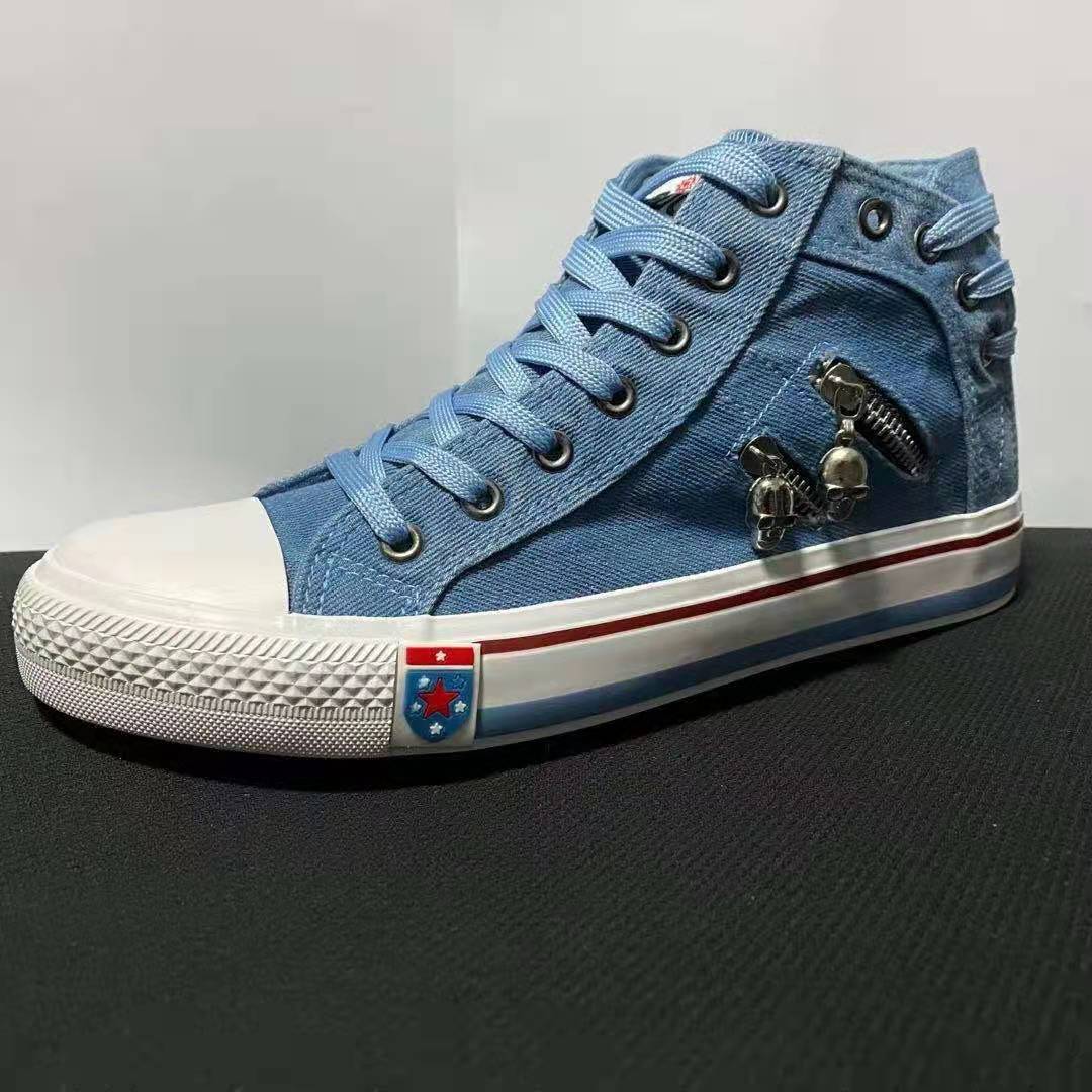Damer högskurna sneakers med unik dekorrem Mirla-Eva Jonsson