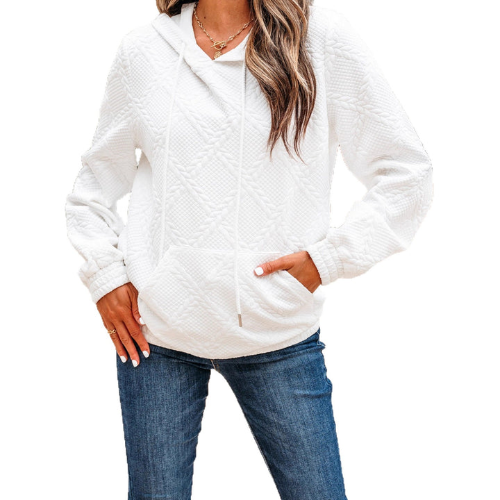Damer hoodie i strukturerad fleece Mirla-Eva Jonsson