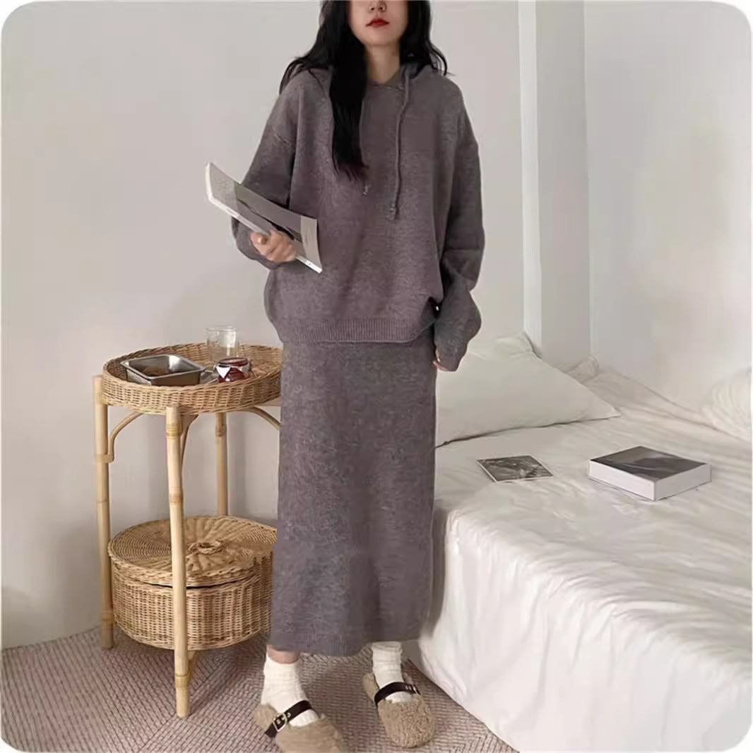 Damer hoodie klänning med praktisk kenguruficka och vid passform Eva Jonsson-Eva Jonsson