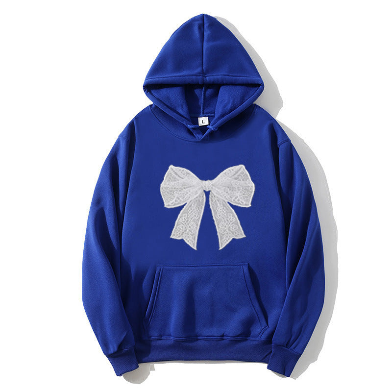 Damer hoodie med elegant spetsdesign Mirla-Eva Jonsson