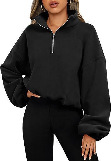 Damer hoodie med kort dragkedja Mirla-Eva Jonsson