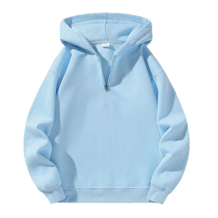Damer hoodie med kort dragkedja och avslappnad passform Mirla-Eva Jonsson