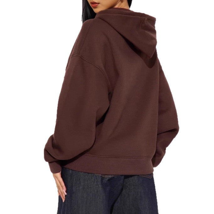 Damer hoodie med modern grafisk design Eva Jonsson-Eva Jonsson