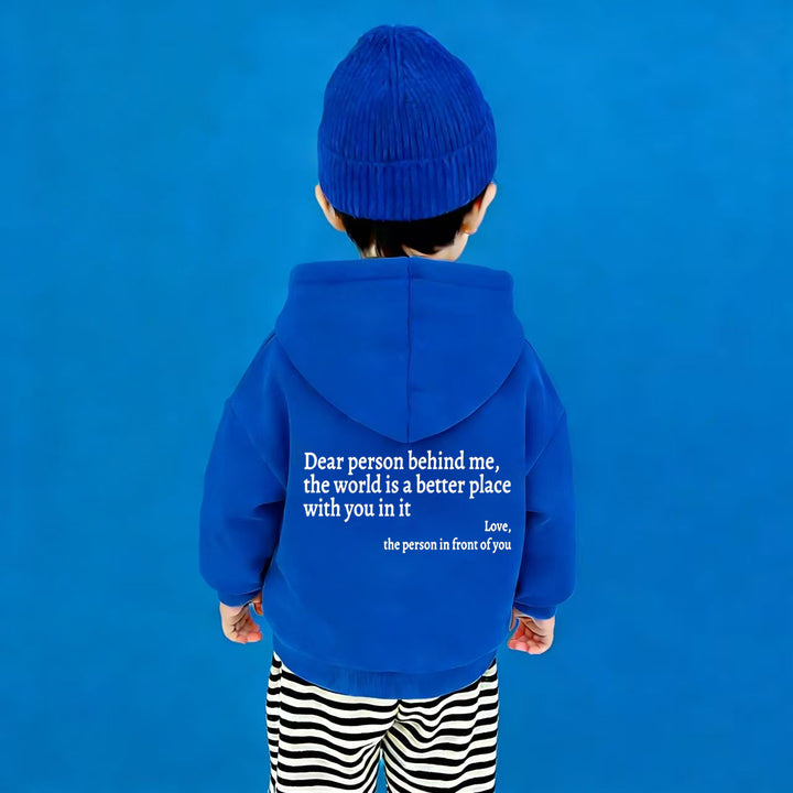 Damer hoodie med motiverande text och avslappnad passform Mirla-Eva Jonsson