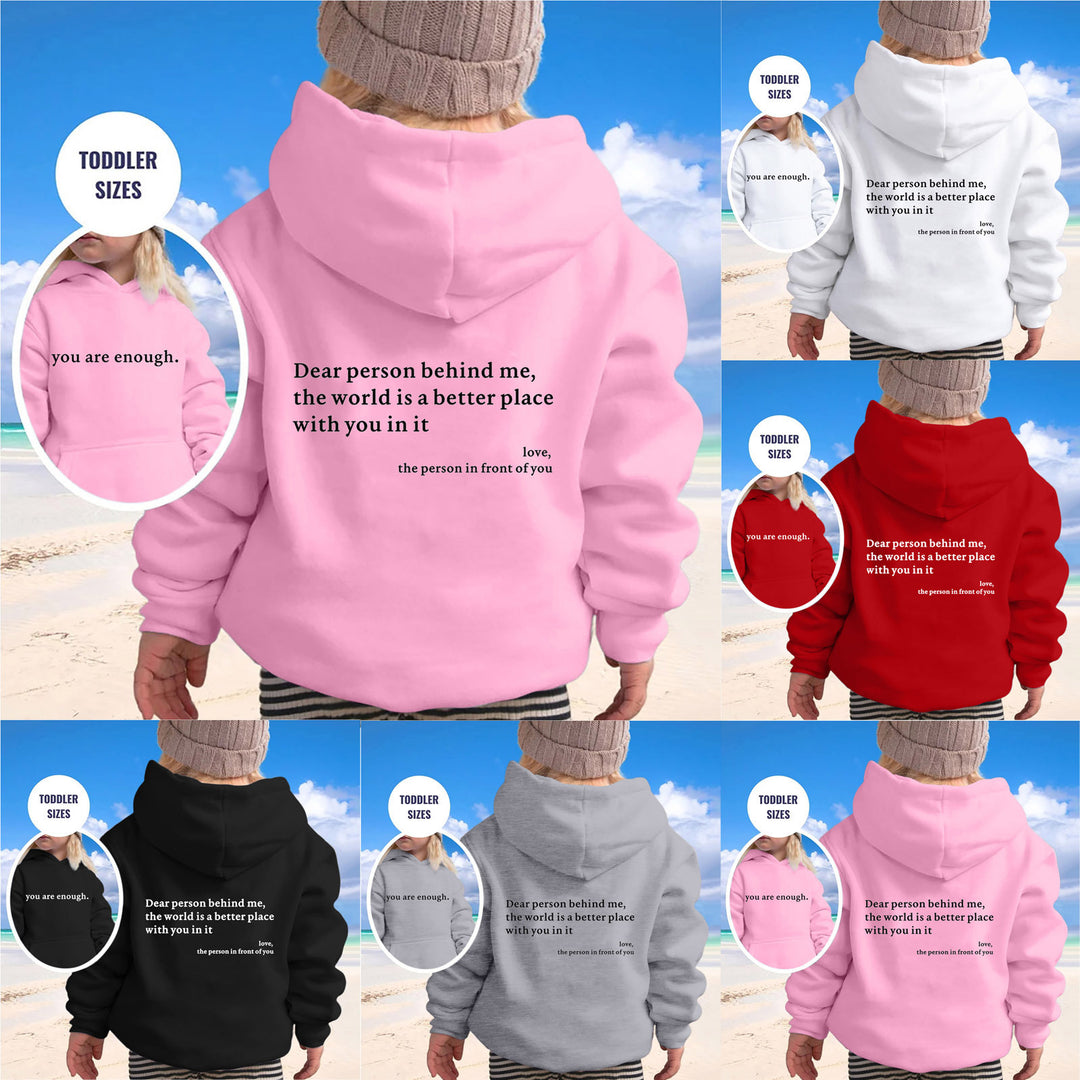 Damer hoodie med motiverande text och avslappnad passform Mirla-Eva Jonsson