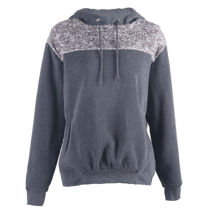 Damer hoodie med stiligt kontrastdesign och elastisk kant Eva Jonsson-Eva Jonsson