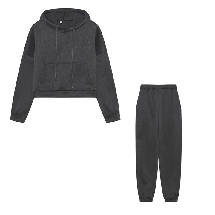 Damer hoodie och joggingset med avslappnad passform och elastisk linning Mirla-Eva Jonsson