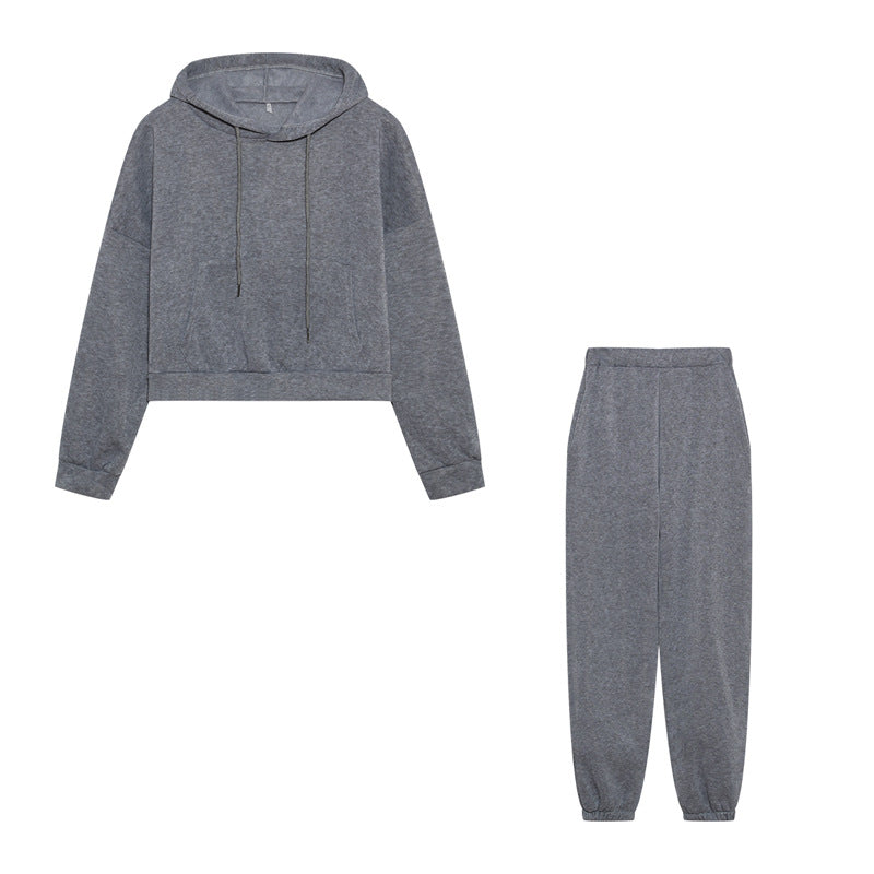 Damer hoodie och joggingset med avslappnad passform och elastisk linning Mirla-Eva Jonsson