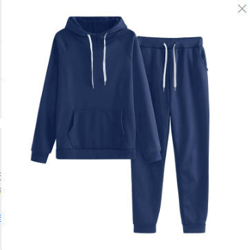Damer hoodie sweatdräkt med elastisk midja och kängurufickor Mirla-Eva Jonsson