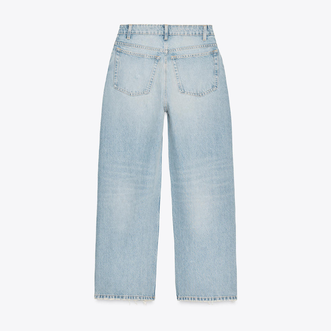Damer jeans med glittrande paljetter och lös passform Mirla-Eva Jonsson