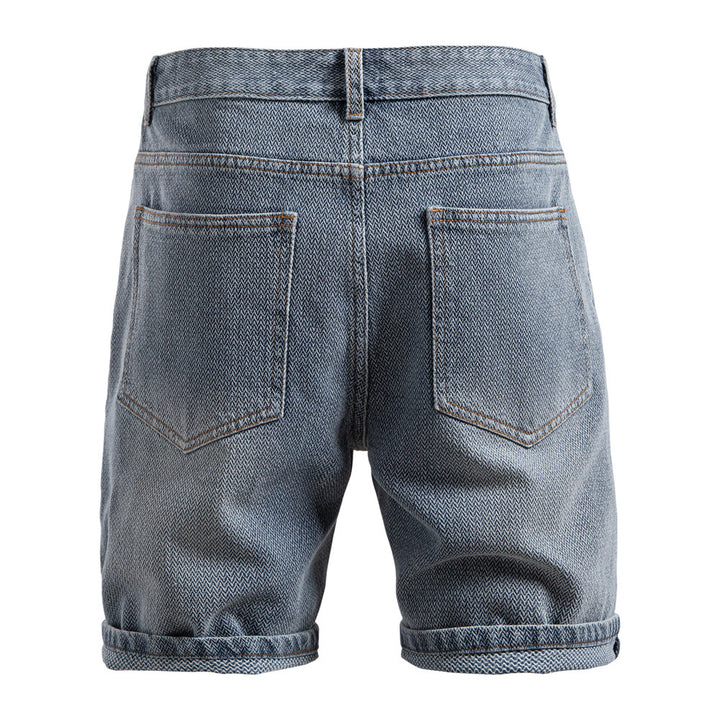 Damer jeansshorts i modern design med rullkant och högkvalitativ denim Mirla-Eva Jonsson