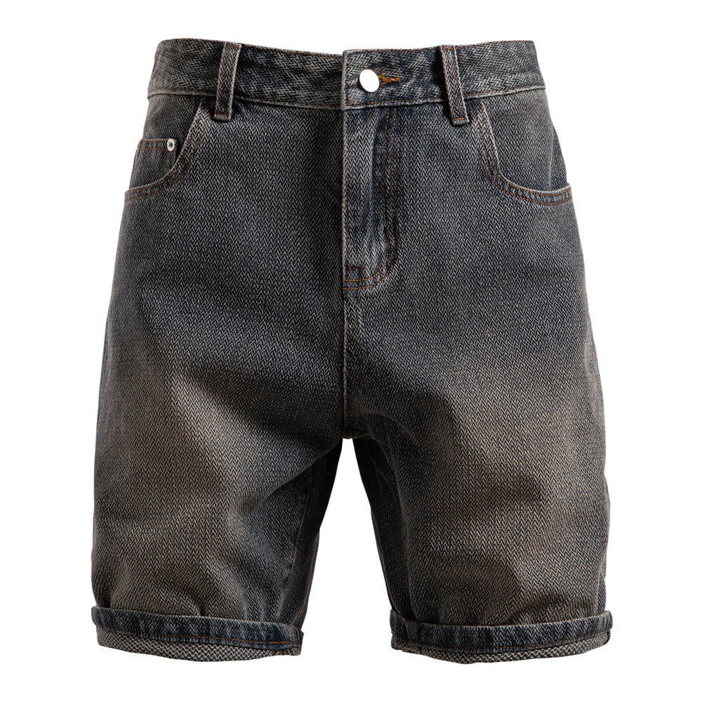 Damer jeansshorts i modern design med rullkant och högkvalitativ denim Mirla-Eva Jonsson