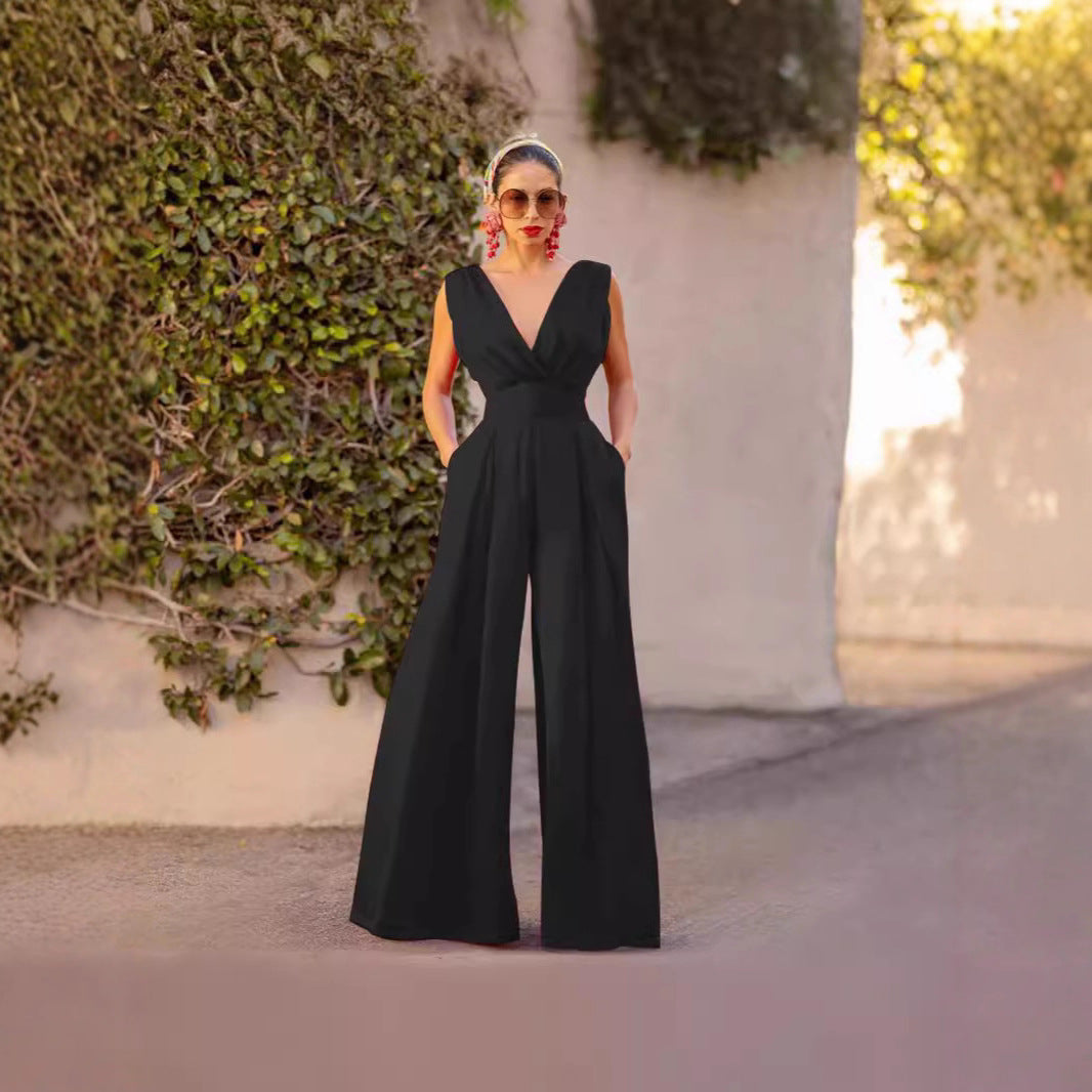 Damer jumpsuit i elegant skärning-Eva Jonsson