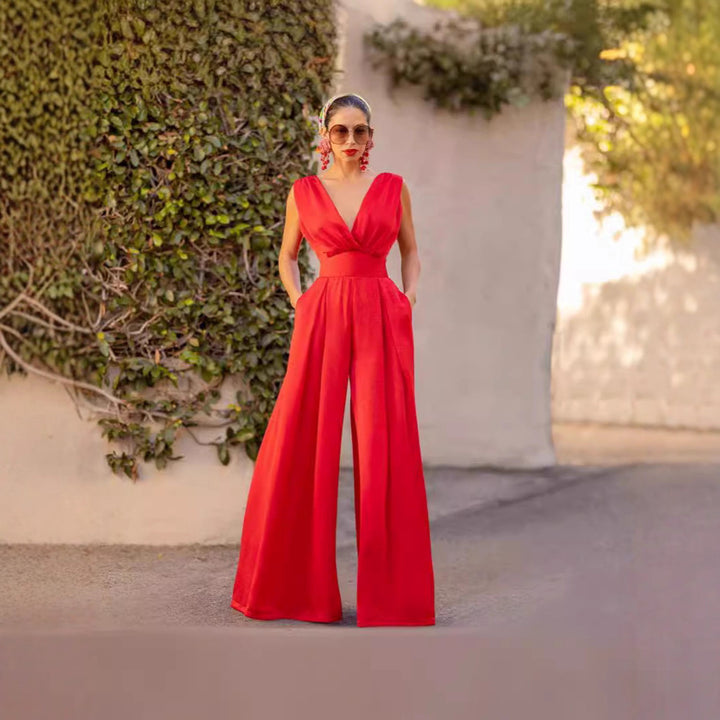 Damer jumpsuit i elegant skärning-Eva Jonsson