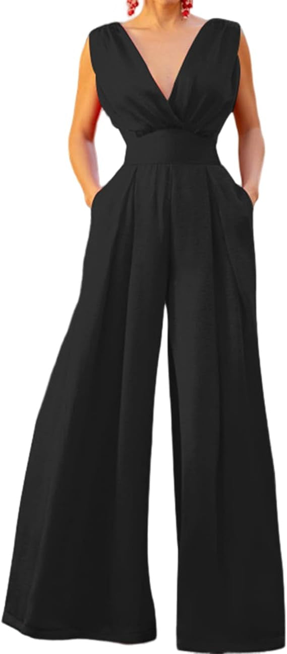 Damer jumpsuit i elegant skärning-Eva Jonsson
