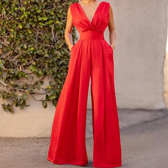 Damer jumpsuit i elegant skärning-Eva Jonsson