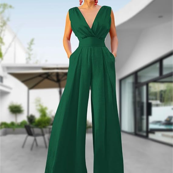 Damer jumpsuit i elegant skärning-Eva Jonsson