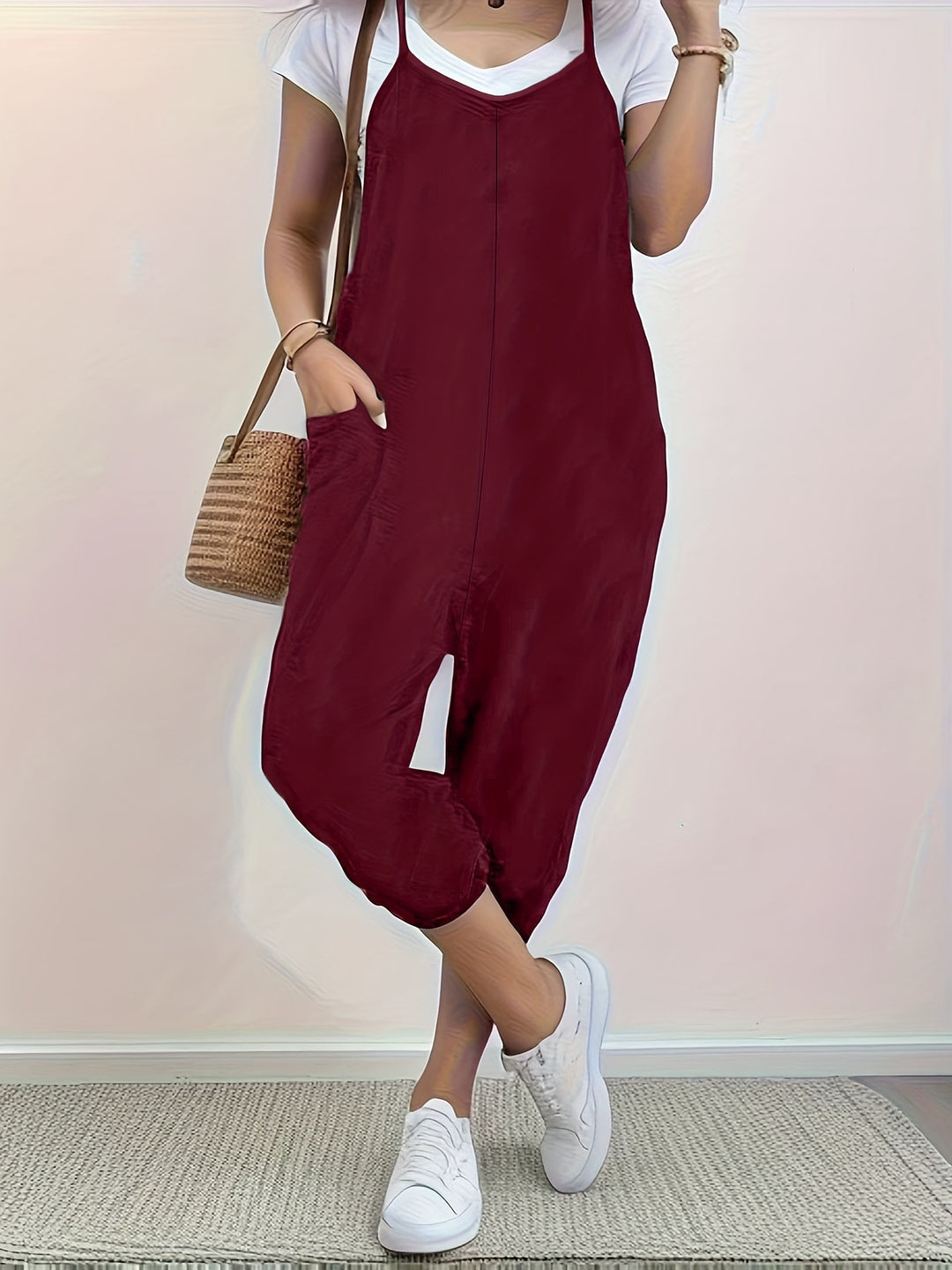 Damer jumpsuit med bekväm passform och praktiska fickor Mirla-Eva Jonsson