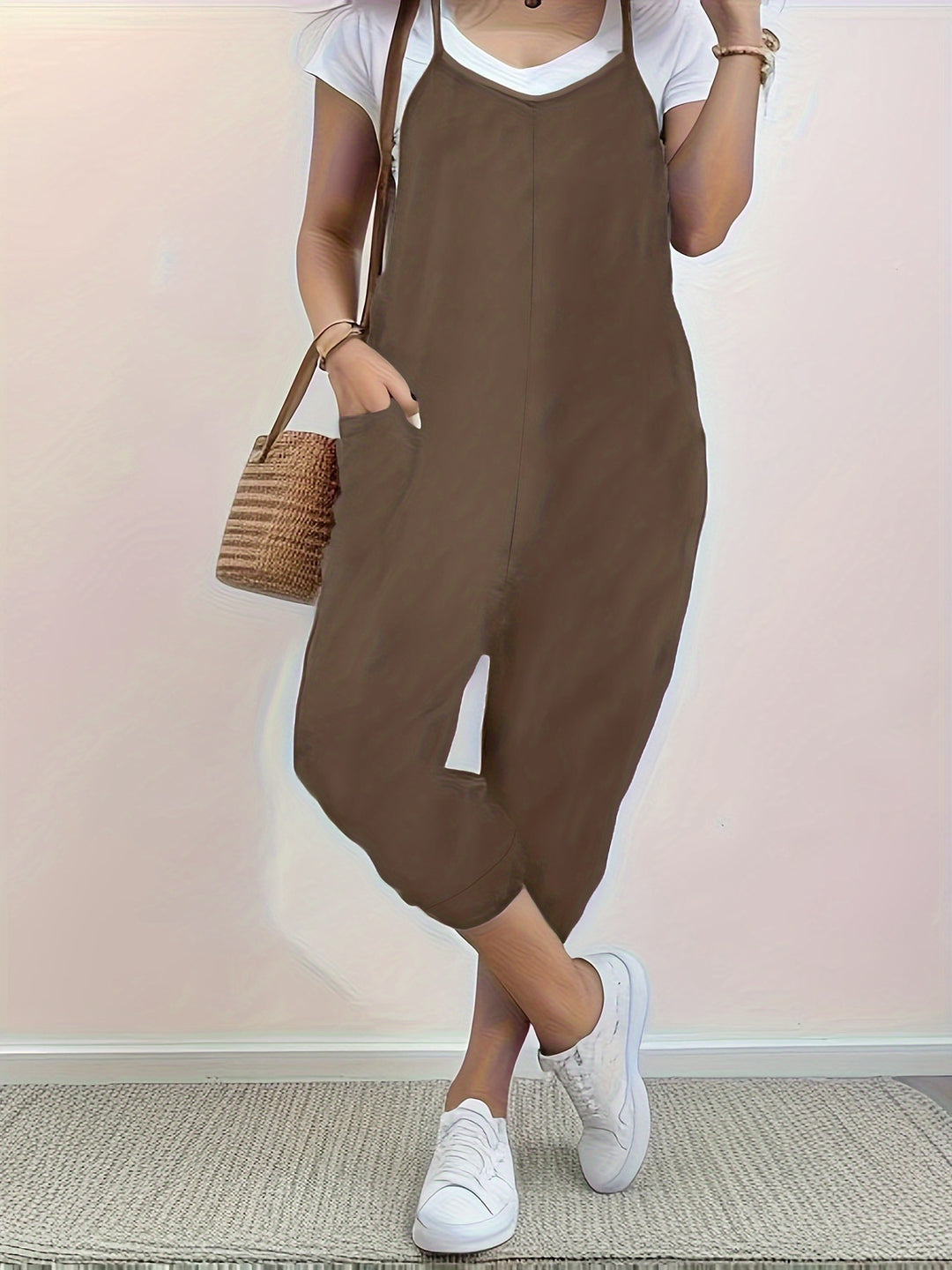 Damer jumpsuit med bekväm passform och praktiska fickor Mirla-Eva Jonsson