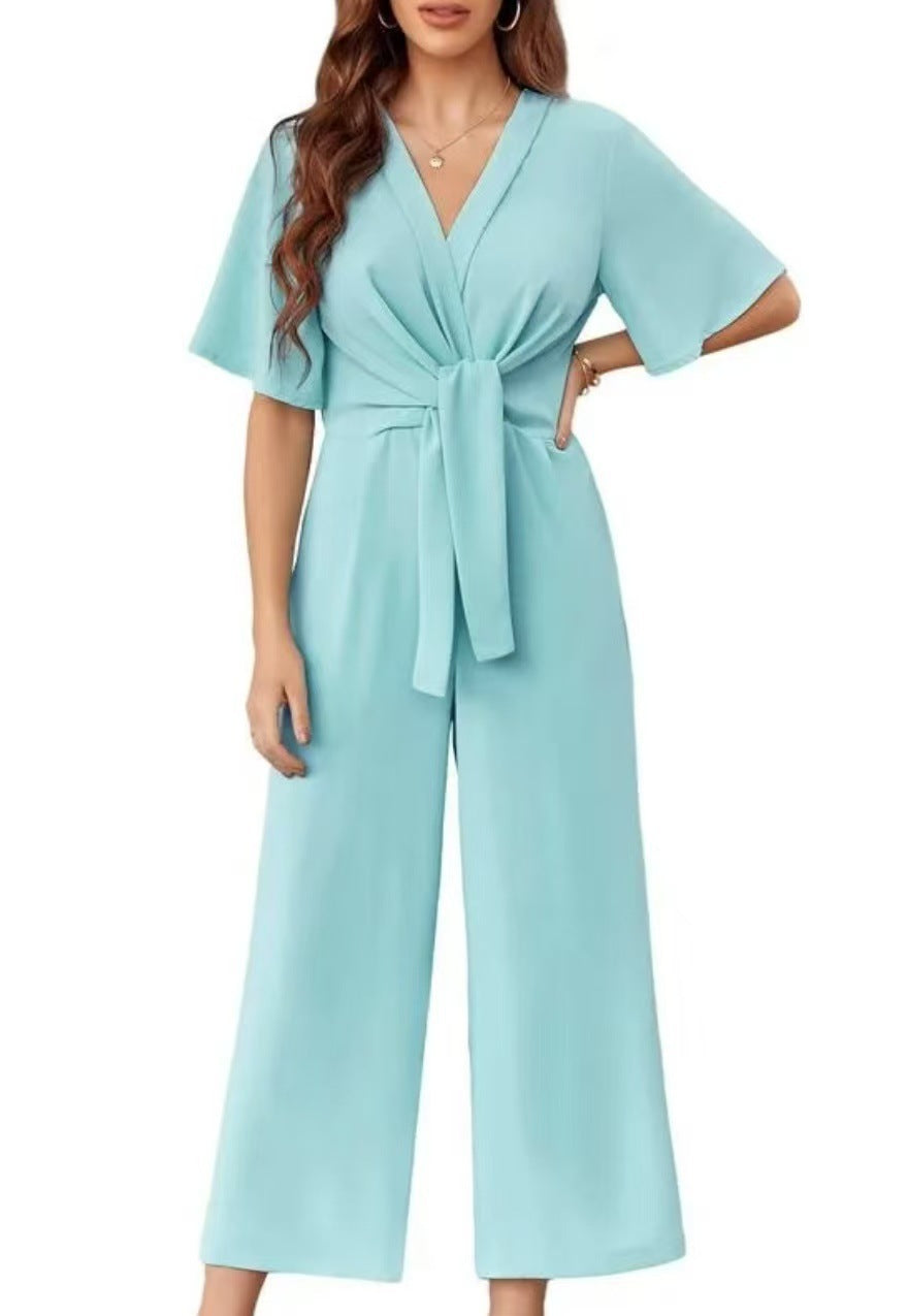 Damer jumpsuit med midjeknut och vida ben Mirla-Eva Jonsson
