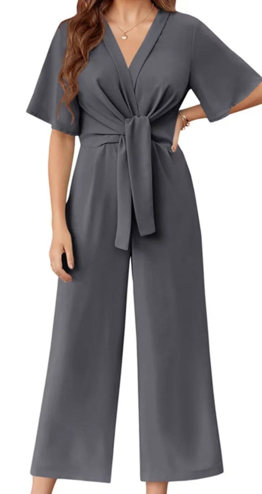 Damer jumpsuit med midjeknut och vida ben Mirla-Eva Jonsson