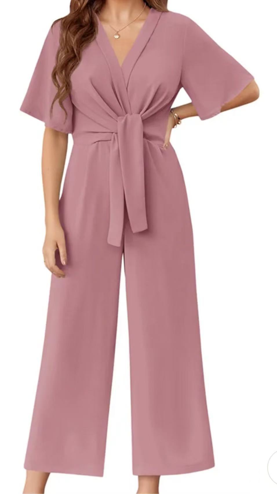 Damer jumpsuit med midjeknut och vida ben Mirla-Eva Jonsson