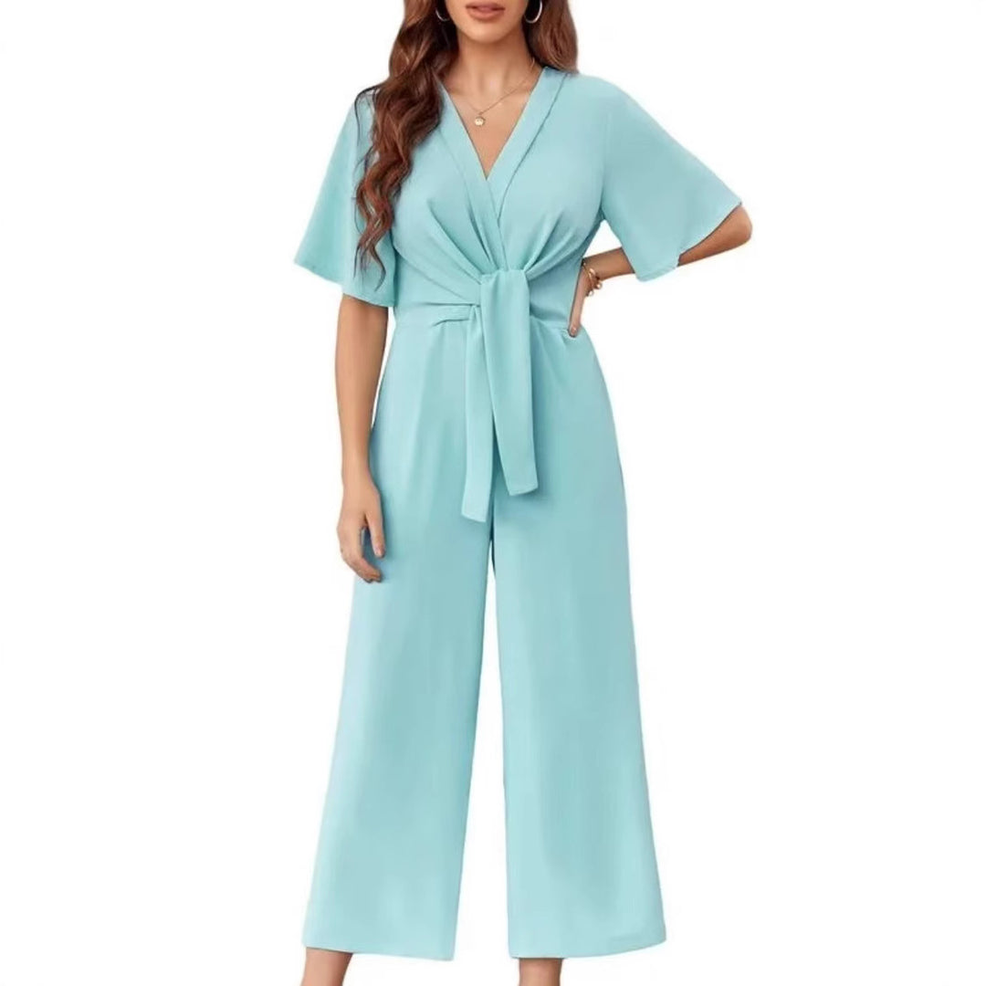 Damer jumpsuit med midjeknut och vida ben Mirla-Eva Jonsson